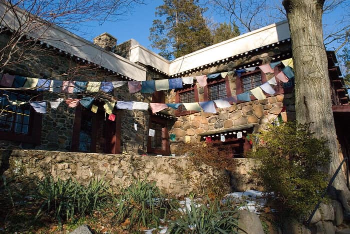 Garden of the Jacques Marchais Museum of Tibetan Art, second view