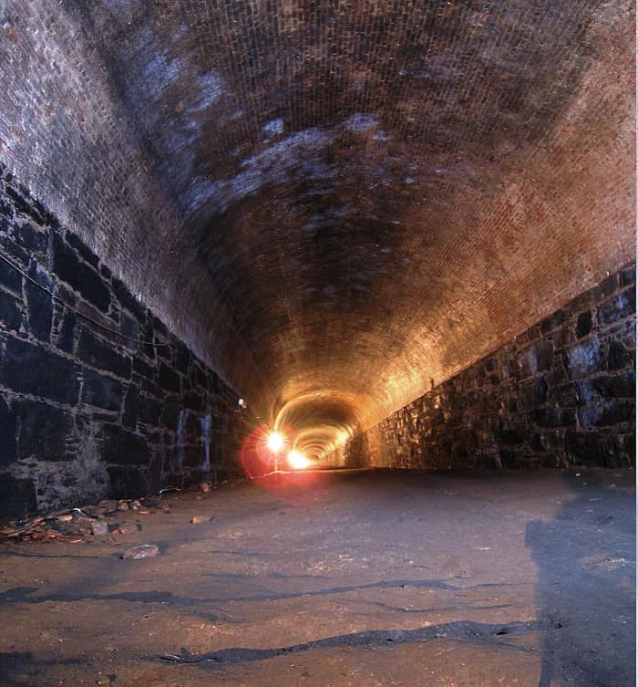 The Atlantic Avenue Tunnel, the abandoned Cobble Hill Tunnel beneath Brooklyn