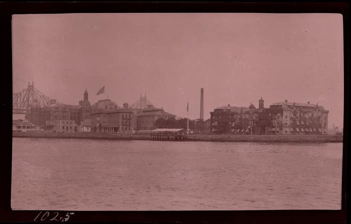 Historic image of Blackwell’s Island, as the island was once called
