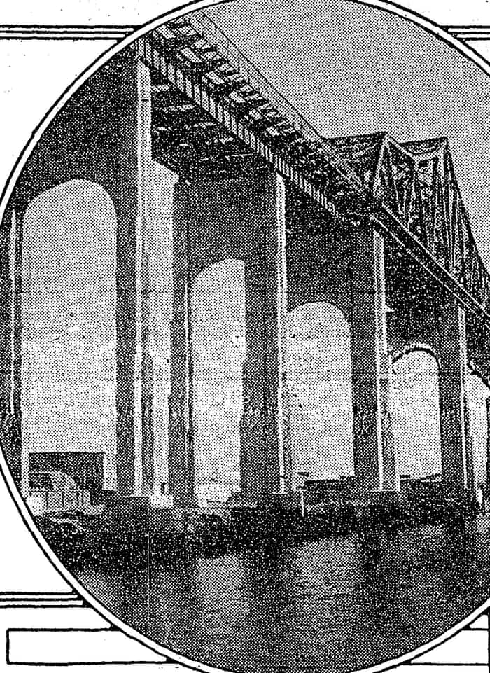 The Goethals Bridge in 1928, photographed by the Port of New York Authority