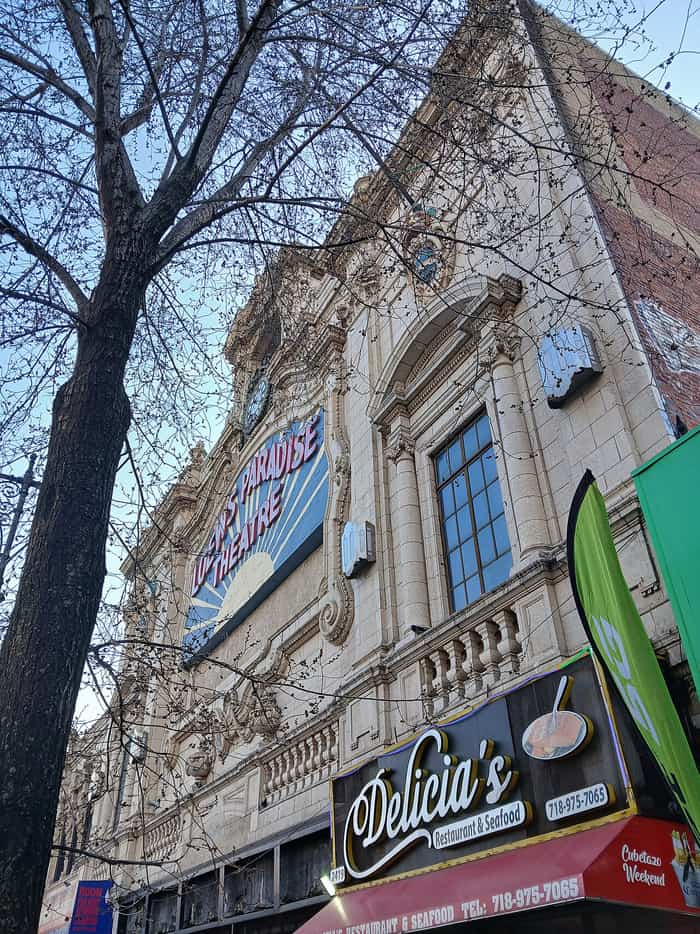 Another view of the Paradise Theater on the Grand Concourse, 2026