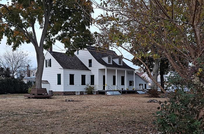 The Dutch colonial Hendrick I. Lott House in Marine Park, Brooklyn