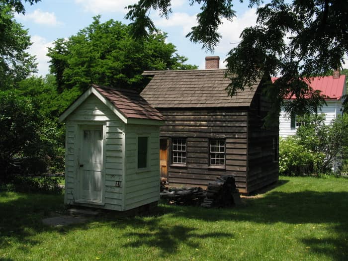 Un puesto en Historic Richmond Town, en Staten Island