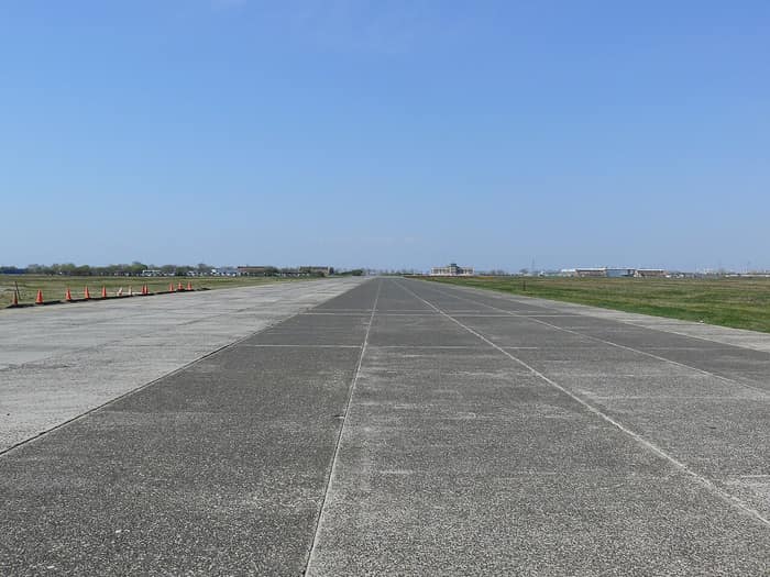 A runway at Floyd Bennett Field in Brooklyn