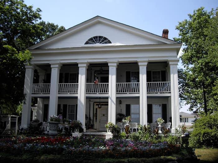 The Greek Revival Seguine Mansion on Lemon Creek, Staten Island